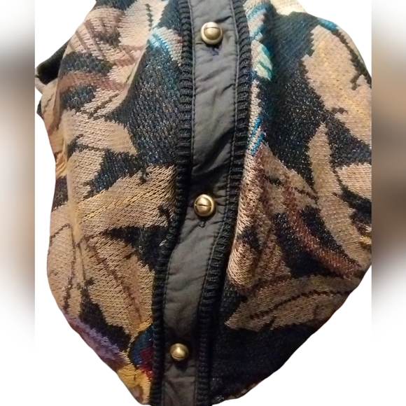 Vintage Gianni VERSACE Jungle Animal Print Top - Size Large - Picture 3 of 11